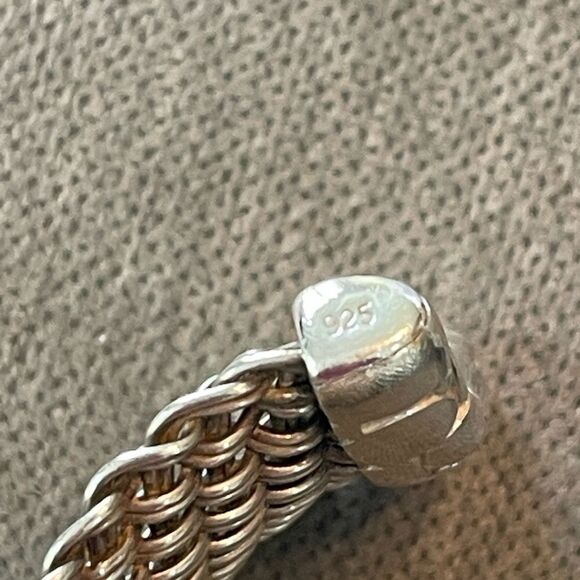 John Hardy Kali wide woven mesh bracelet SS - Picture 4 of 8